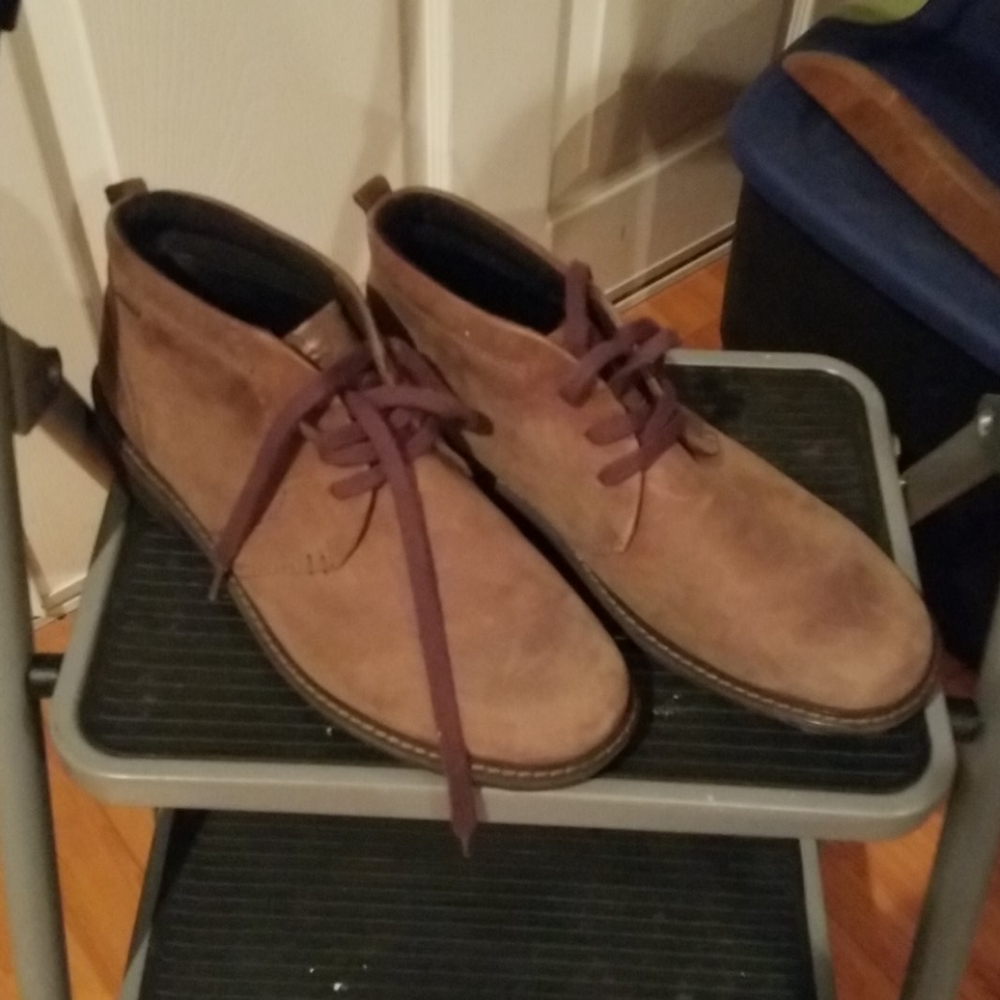 Ecco mens shock point chukka boots size 44